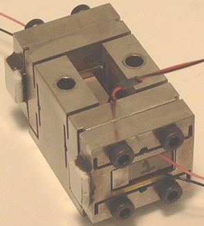 Prototype of a piezomotor.